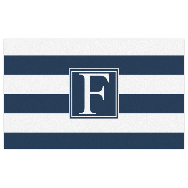 Horizontal Stripe Indoor / Outdoor Rug - 3'x5' - Front Flat