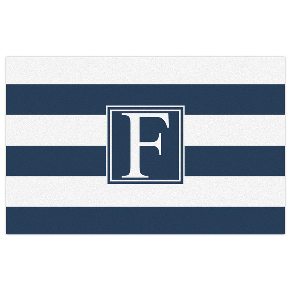 Horizontal Stripe Indoor / Outdoor Rug - 5'x8' - Front Flat