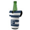 Horizontal Stripe Jersey Bottle Cooler - ANGLE (on bottle)