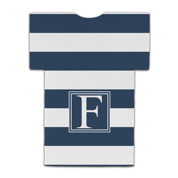 Horizontal Stripe Jersey Bottle Cooler - BACK (flat)