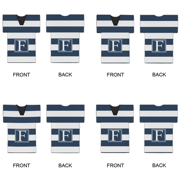 Horizontal Stripe Jersey Bottle Cooler - Set of 4 - APPROVAL