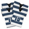Horizontal Stripe Jersey Bottle Cooler - Set of 4 (Personalized)
