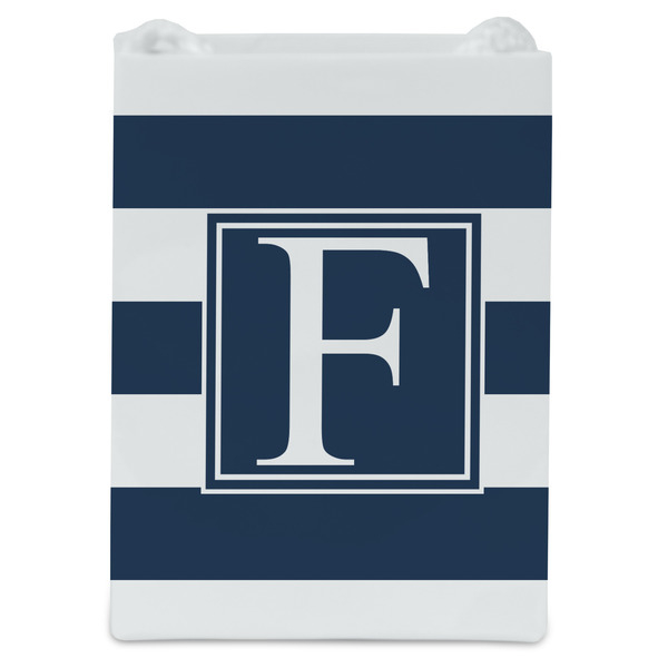 Horizontal Stripe Jewelry Gift Bag - Matte - Front