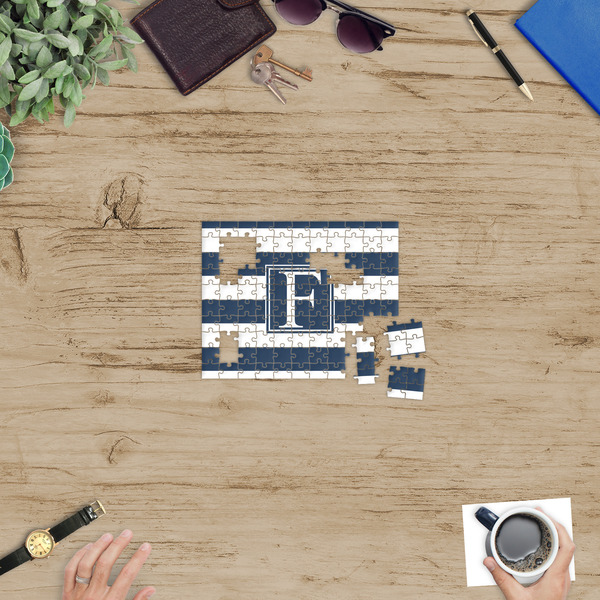 Horizontal Stripe Jigsaw Puzzle 110 Piece - In Context