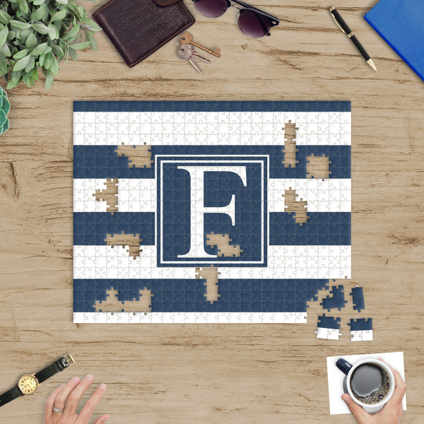 Horizontal Stripe Jigsaw Puzzle 500 Piece - In Context