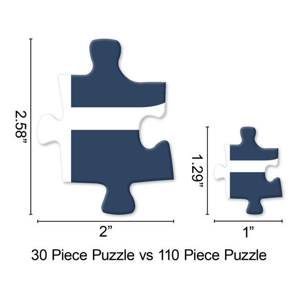 Horizontal Stripe Jigsaw Puzzle - Piece Comparison