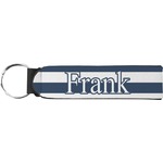 Horizontal Stripe Neoprene Keychain Fob (Personalized)