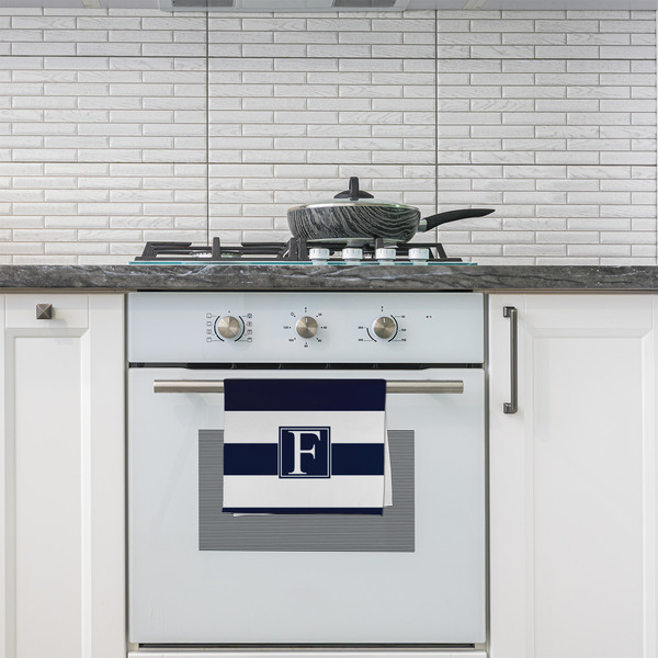 Horizontal Stripe Kitchen Towel - Poly Cotton - Lifestyle