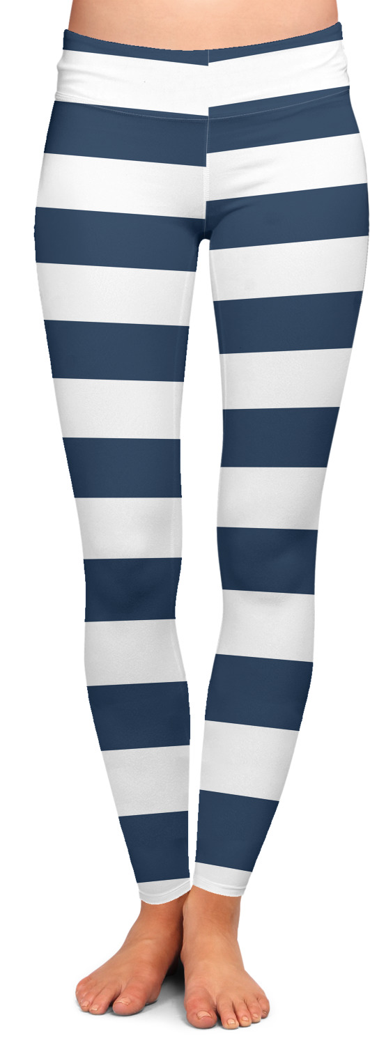 Horizontal Stripe Ladies Leggings - Small (Personalized) - YouCustomizeIt