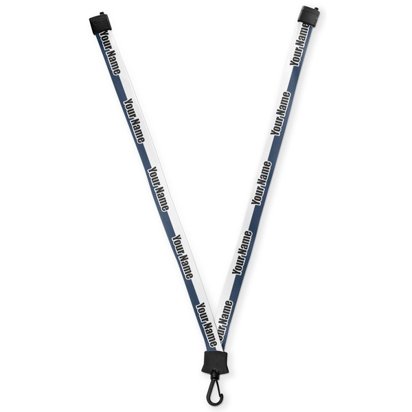 Custom Horizontal Stripe Lanyard (Personalized)