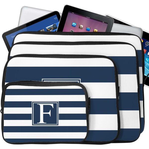 Horizontal Stripe Laptop Case Sizes