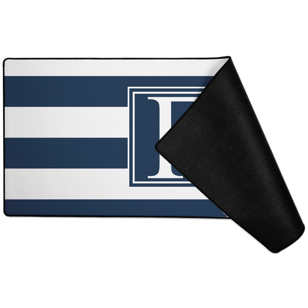 Horizontal Stripe Large Gaming Mats - FRONT W/ FOLD