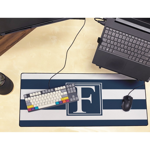 Horizontal Stripe Large Gaming Mats - LIFESTYLE