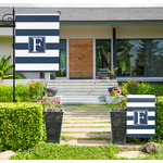 Horizontal Stripe Large Garden Flag - Single Sided (Personalized)