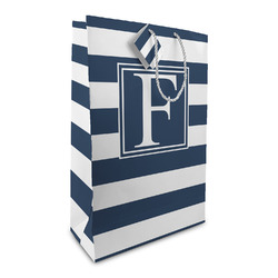 Horizontal Stripe Large Gift Bag (Personalized)