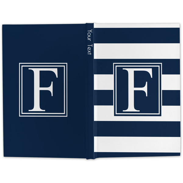 Horizontal Stripe Large Hard Cover Journal - Apvl