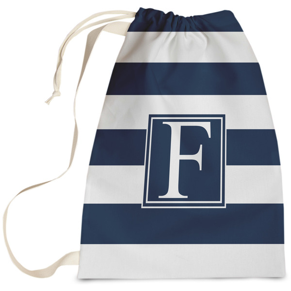 Custom Horizontal Stripe Laundry Bag - Large (Personalized)