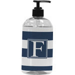 Horizontal Stripe Plastic Soap / Lotion Dispenser (Personalized)