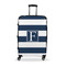 Horizontal Stripe Large Travel Bag - With Handle