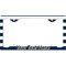 Horizontal Stripe License Plate Frame - Style C