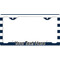 Horizontal Stripe License Plate Frame - Style C (Personalized)