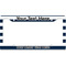Horizontal Stripe License Plate Frame - Style B (Personalized)