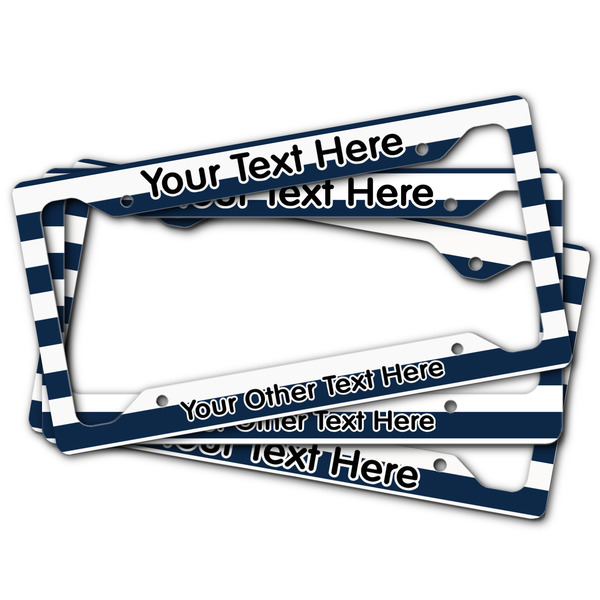 Horizontal Stripe License Plate Frames - (PARENT MAIN)