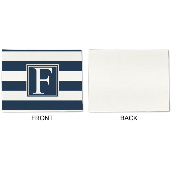 Horizontal Stripe Linen Placemat - APPROVAL Single (single sided)