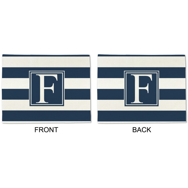 Horizontal Stripe Linen Placemat - APPROVAL (double sided)