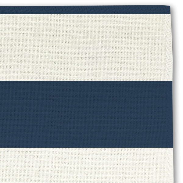 Horizontal Stripe Linen Placemat - DETAIL