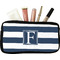 Horizontal Stripe Makeup / Cosmetic Bag (Personalized)