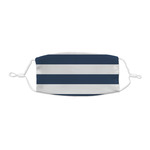 Horizontal Stripe Kid's Cloth Face Mask - XSmall