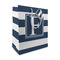 Horizontal Stripe Medium Gift Bag - Front/Main