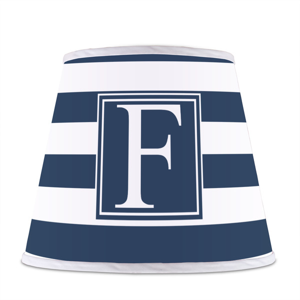 Horizontal Stripe Poly Film Empire Lampshade - Front View