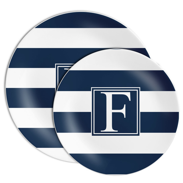 Horizontal Stripe Melamine Plates - PARENT/MAIN