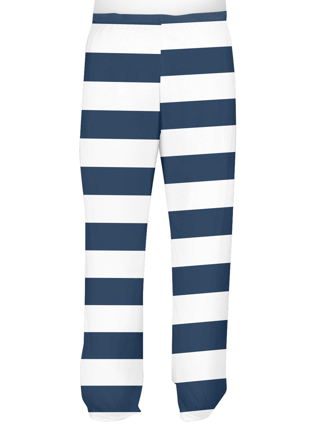 Horizontal Stripe Mens Pajama Pants - XL (Personalized) - YouCustomizeIt