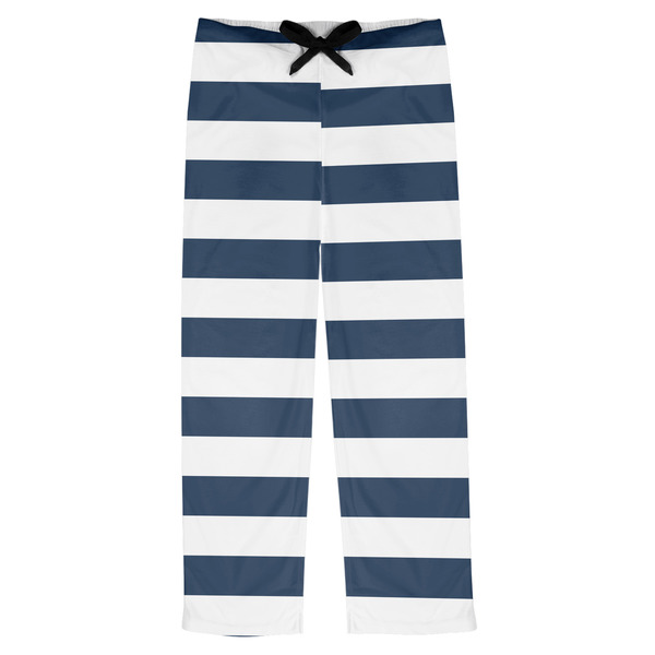 Custom Horizontal Stripe Mens Pajama Pants - L
