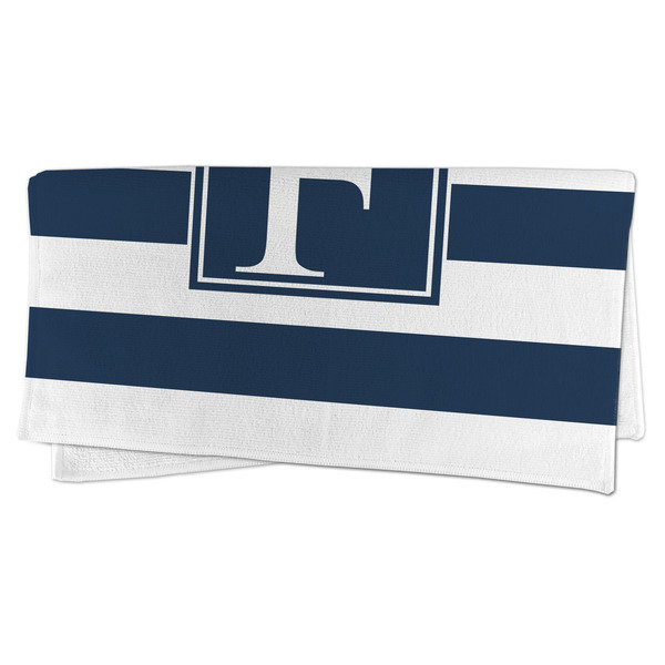 Horizontal Stripe Microfiber Dish Rag - FOLDED (half)