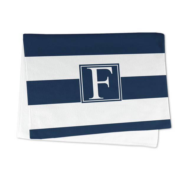 Horizontal Stripe Microfiber Dish Towel - FOLDED HALF