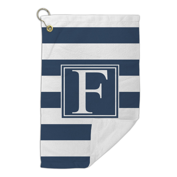 Horizontal Stripe Microfiber Golf Towels Small - FRONT FOLDED