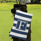 Horizontal Stripe Microfiber Golf Towels - LIFESTYLE