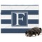 Horizontal Stripe Dog Blanket - Large (Personalized)