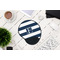 Horizontal Stripe Mouse Pad with Wrist Rest - LIFESYTLE 1