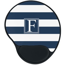 Horizontal Stripe Mouse Pad with Wrist Support