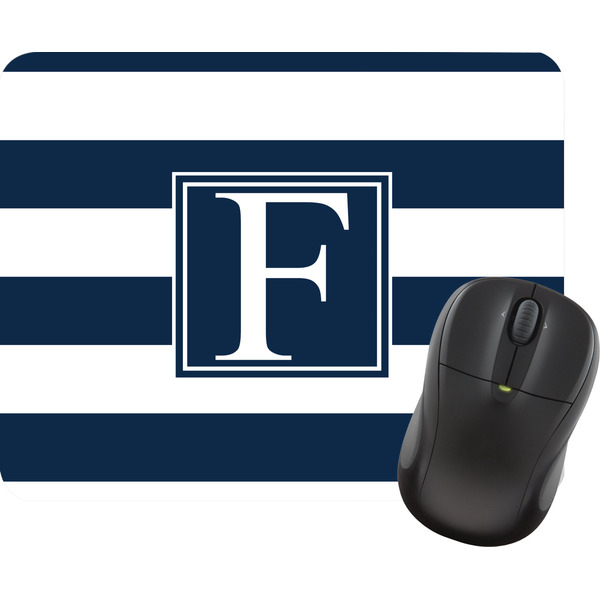 Custom Horizontal Stripe Rectangular Mouse Pad (Personalized)