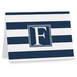 Horizontal Stripe Note cards (Personalized)