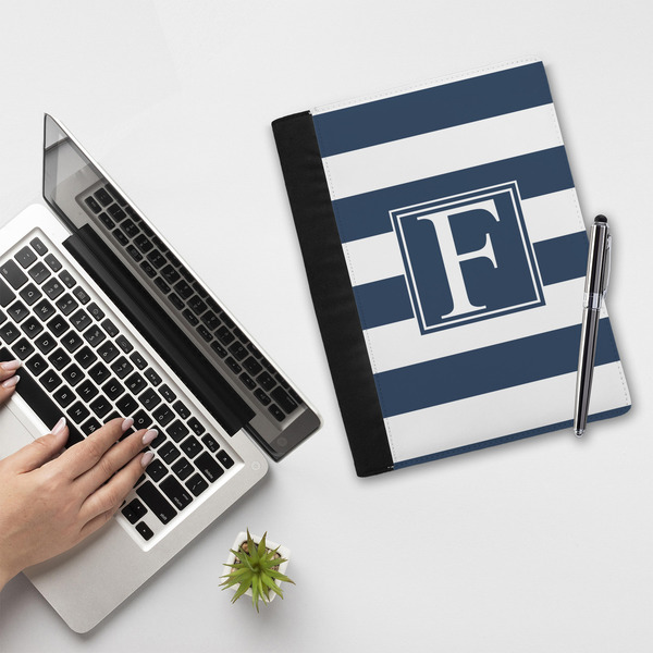 Horizontal Stripe Notebook Padfolio - LIFESTYLE (large)