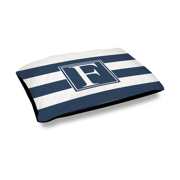 Custom Horizontal Stripe Outdoor Dog Bed - Medium (Personalized)