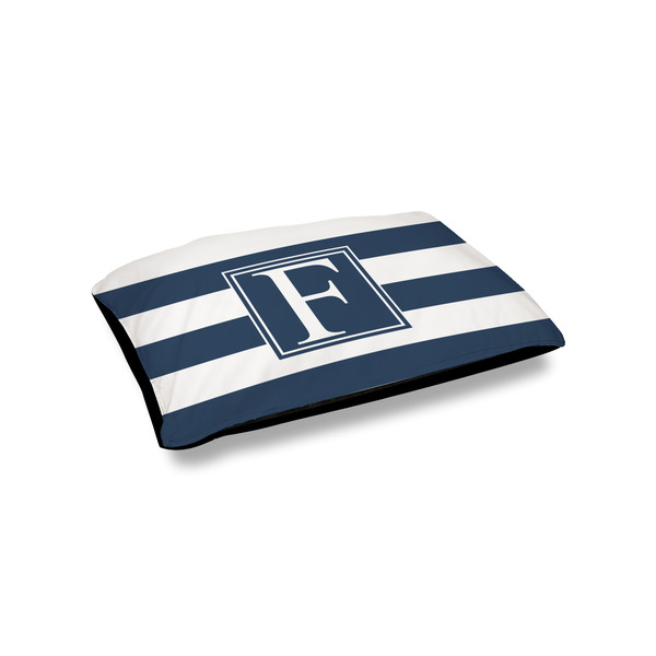 Custom Horizontal Stripe Outdoor Dog Bed - Small (Personalized)