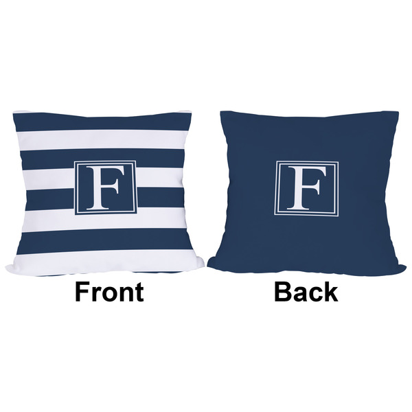 Horizontal Stripe Outdoor Pillow - 16x16